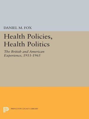 cover image of Health Policies, Health Politics